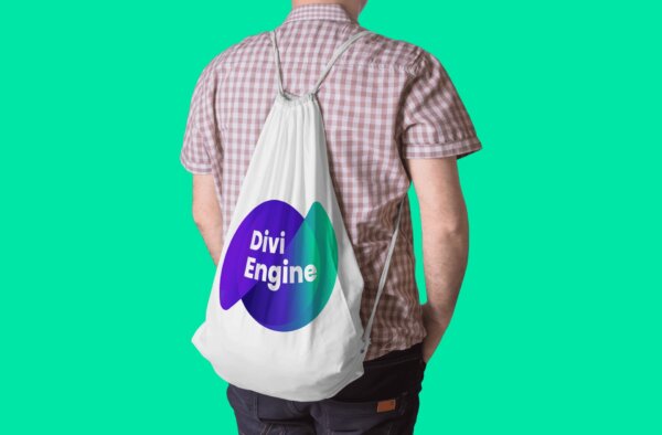 divi engine string bag (big logo)