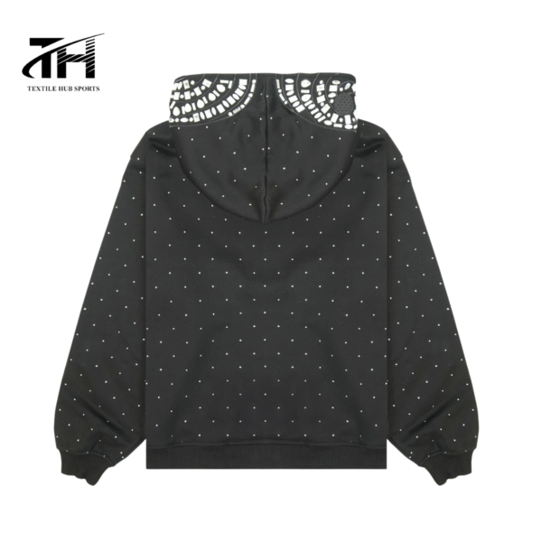 rhinestone hoodie thshd 911