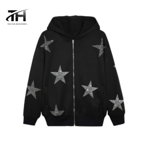 rhinestone hoodie thshd 910